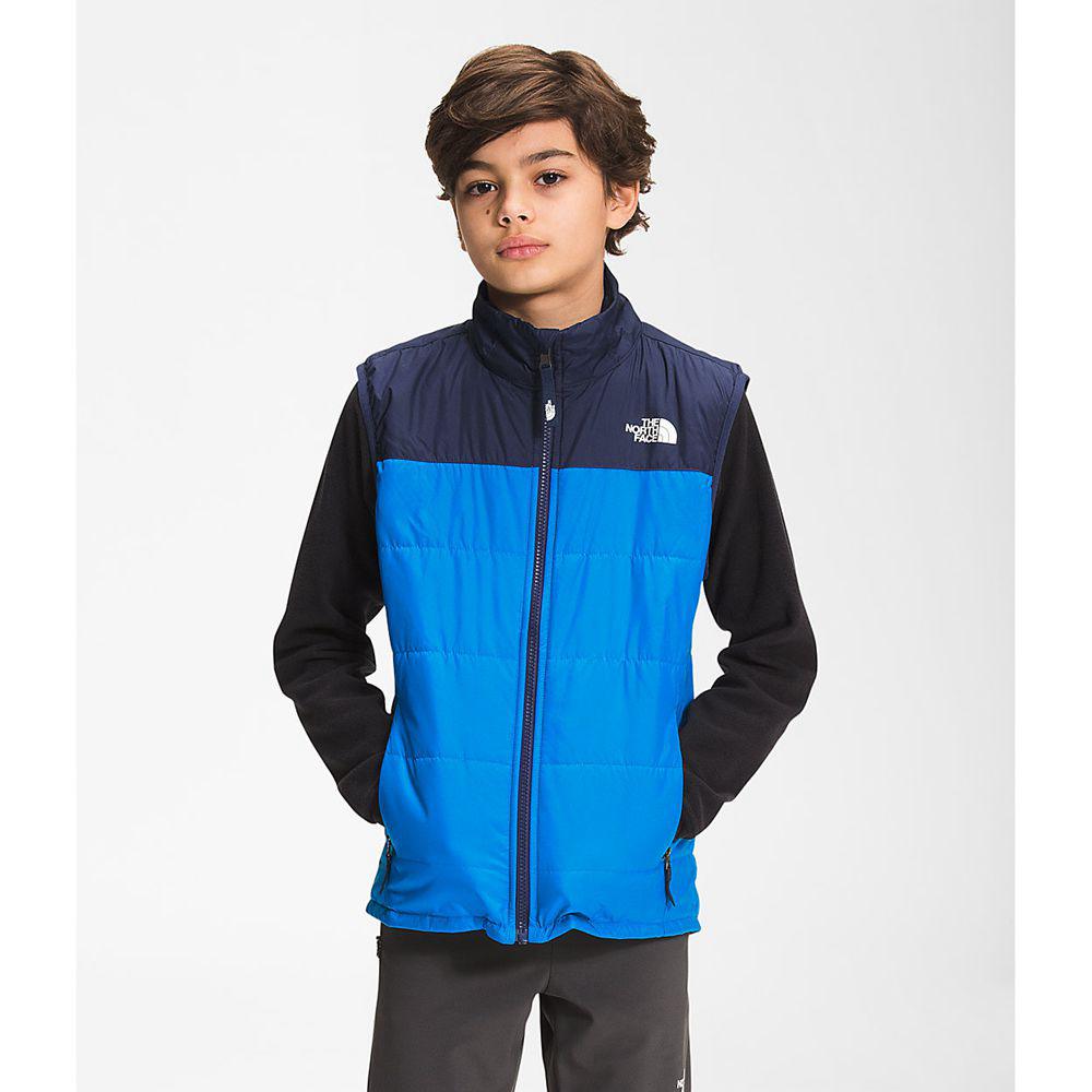 The North Face Reactor Insulated Παιδικα Γιλέκα - Μπλε / Σκουρο Μπλε (QZOX60572)